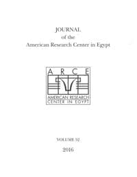 Journal of the American Research Center in Egypt, Volume 52 (2016)