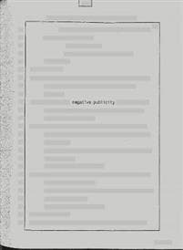 Negative Publicity