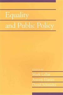 Equality and Public Policy: Volume 31, Part 2