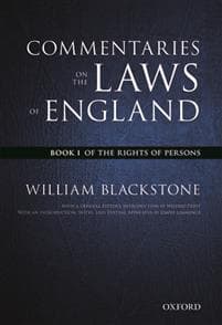The Oxford Edition of Blackstone's: Commentaries on the Laws of England
