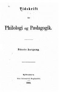 Tidsskrift for Filologi or Paedagogik