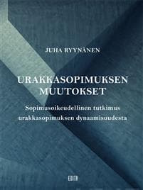 Urakkasopimuksen muutokset
