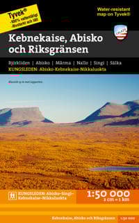 Kebnekaise, Abisko och Riksgränsen 1:50 000