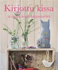 Kirjottu kissa ja muita kodin kirjontatöitä