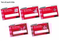 Read Write Inc. Phonics: Get Writing! Red Ditty Books 1-5 Pack of 50 | CDON