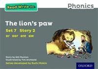 Read Write Inc. Phonics Grey Set 7 Storybook 2 The Lion's Paw Gill