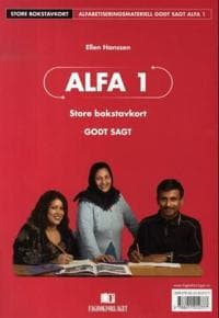 Alfa 1. Godt sagt. Store bokstavkort