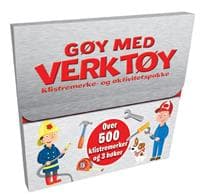 Gøy med verktøy. Klistremerke- og aktivitetspakke. Over 500 klistremerker og 3 bøker