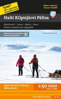 Halti-Kilpisjärvi-Pältsa tunturikartta 1:50 000