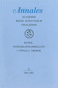 Kungl. Vetenskapssamhällets i Uppsala årsbok 35/2003-2004