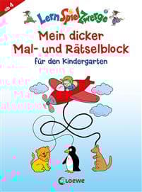 Mein dicker Mal- und Rätselblock für den Kindergarten