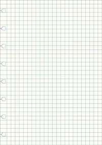 Filofax A5 Notebook refill - squared paper white