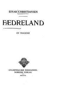 Faedreland, en Tragadie