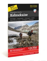 Högalpin karta Kebnekaise 1:15 000