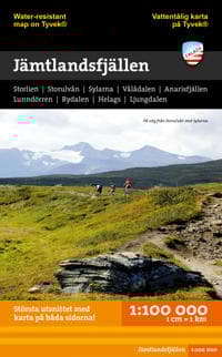 Jämtlandsfjällen tunturikartta, 1:100 000