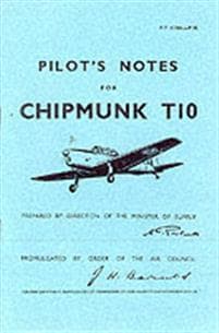 Chipmunk T10 Pilot's Notes