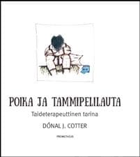 Poika ja tammipelilauta