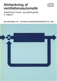 Anvisning 105: Afcheckning af  ventilationsautomatik