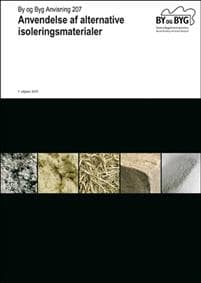 Anvisning 207: Anvendelse af alternative isoleringsmateriale
