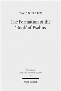 The Formation of the 'Book' of Psalms