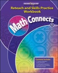 Math Concepts Grade 5, Reteach and Skills Practice Workbook