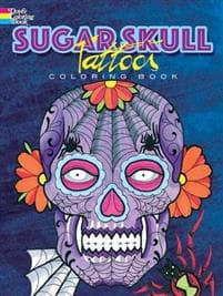 Sugar Skull Tattoos Coloring Book