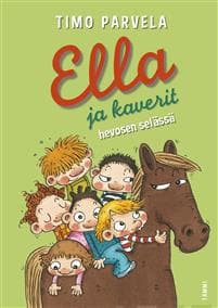 Ella ja kaverit hevosen selässä