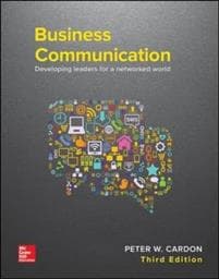 Business Communication: Developing Leaders for a Networked World