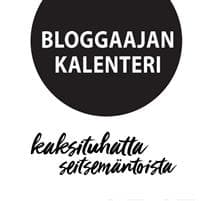 Bloggaajan kalenteri