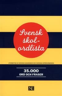 Svensk skolordlista 35 000 ord och fraser