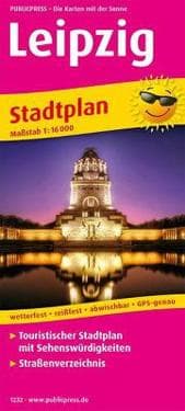 Leipzig. Stadtplan 1:16 000