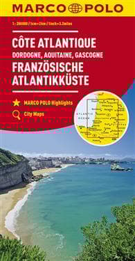 French Atlantic Coast Marco Polo Map
