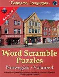 Parleremo Languages Word Scramble Puzzles Norwegian - Volume 4