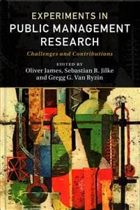 Experiments in Public Management Research