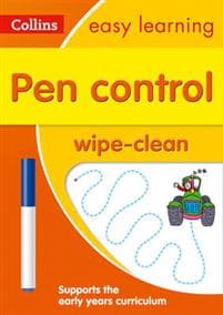 Pen Control Age 3-5 Wipe Clean Activity Book
