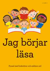 Jag börjar läsa : pyssel med bokstäver och enklare ord