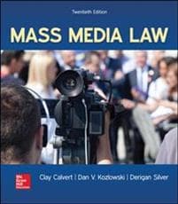 Mass Media Law