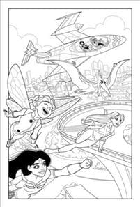 DC Super Hero Girls: A Kids Coloring Book
