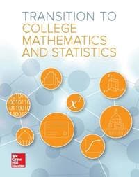 Transition to College Math & Statistics Student Edition