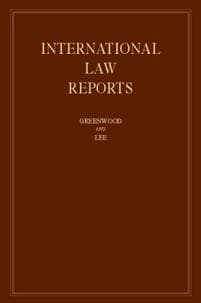 International Law Reports: Volume 170