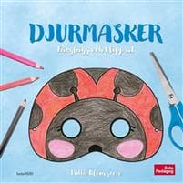 Djurmasker - Färglägg och klipp ut