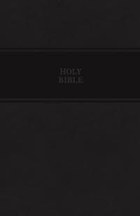 KJV Holy Bible: Personal Size Giant Print with 43,000 Cross References, Black Leathersoft, Red Letter, Comfort Print: King James Version