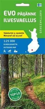 Evo Päijänne Ilvesvaellus ulkoilukartta 1:25 000