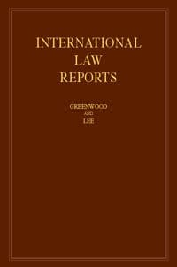 International Law Reports: Volume 173