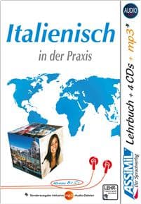 ASSiMiL Italienisch in der Praxis. Lehrbuch (Niveau B2-C1) + 4 Audio-CDs + 1 mp3-CD