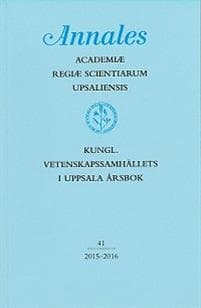 Kungl. Vetenskapssamhällets i Uppsala årsbok 41/2015-2016