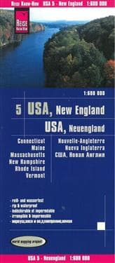 USA 5 New England (1:600.000)