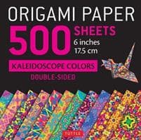 Origami Paper 500 sheets Kaleidoscope Patterns 6" (15 cm)