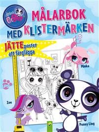 Petshop.  Målarbok med klistermärken