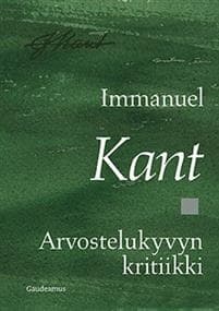 Arvostelukyvyn kritiikki Arvostelukyvyn kritiikki